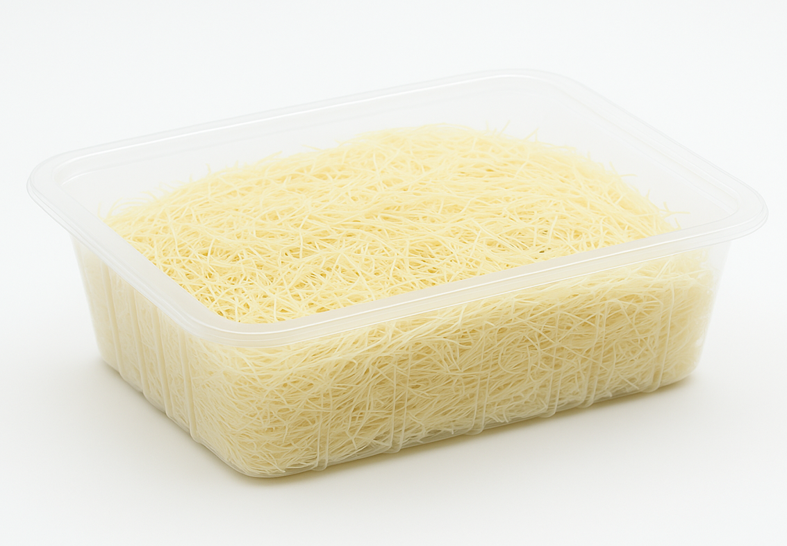 Egeanka Kataifi Shredded Phyllo Dough for Kunafa, Dubai Chocolate, and Desserts, Vegan & Halal, No Preservatives, Dried & Cooked Options - 6 Oz (Dried)