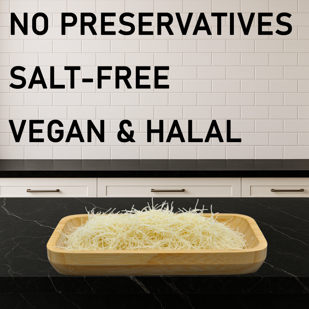 Egeanka Kataifi Shredded Phyllo Dough for Kunafa, Dubai Chocolate, and Desserts, Vegan & Halal, No Preservatives, Dried & Cooked Options - 6 Oz (Dried)